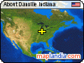 About Danville Indiana satellite map