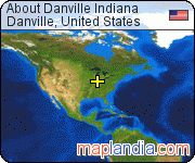 About Danville Indiana satellite map