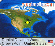 Dentist Dr. John Wadas satellite map