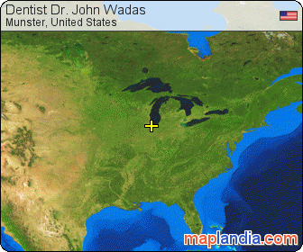 Dentist Dr. John Wadas satellite map