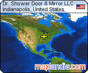 Dr. Shower Door & Mirror LLC satellite map