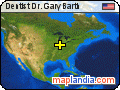 Dentist Dr. Gary Barth satellite map