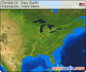 Dentist Dr. Gary Barth satellite map
