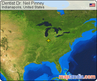 Dentist Dr. Neil Pinney satellite map