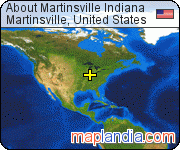 About Martinsville Indiana satellite map