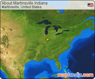 About Martinsville Indiana satellite map