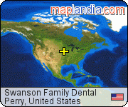 Swanson Family Dental satellite map