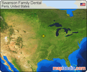 Swanson Family Dental satellite map