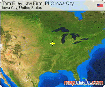 Tom Riley Law Firm, PLC Iowa City satellite map