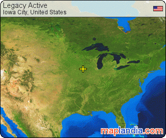 Legacy Active satellite map