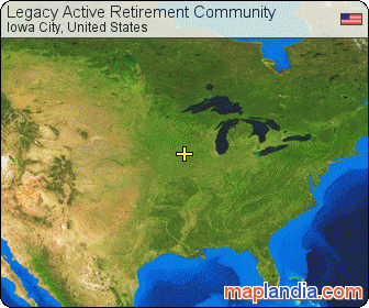 Legacy Active Retirement Community satellite map