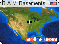 B.A.M! Basements satellite map