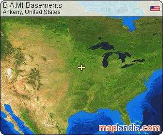 B.A.M! Basements satellite map