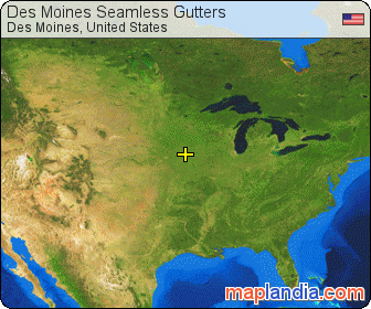 Des Moines Seamless Gutters satellite map