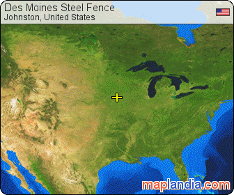 Des Moines Steel Fence satellite map
