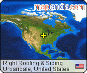 Right Roofing & Siding satellite map