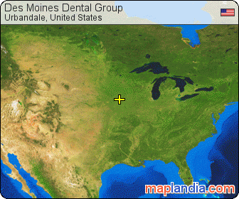 Des Moines Dental Group satellite map