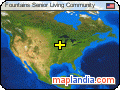 Fountains Senior Living Community satellite map