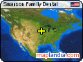 Swanson Family Dental satellite map