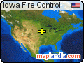Iowa Fire Control satellite map