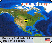 Whispering Creek Active Retirement satellite map