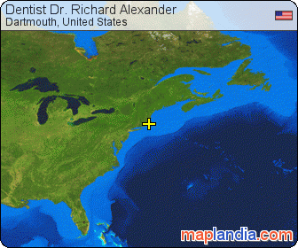 Dentist Dr. Richard Alexander satellite map