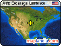 Auto Exchange Lawrence satellite map