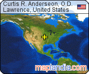 Curtis R. Anderseon, O.D. satellite map