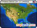 Enhance Dental Care Of Lawrence satellite map