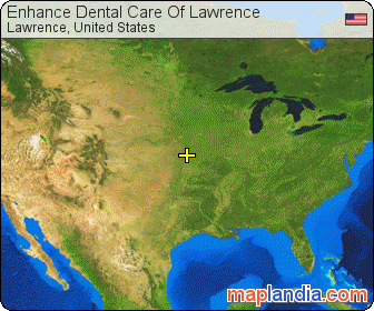 Enhance Dental Care Of Lawrence satellite map