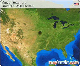 Mesler Exteriors satellite map