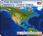 Z Hair Academy satellite map