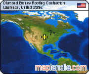 Diamond Everley Roofing Contractors satellite map