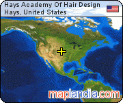 Hays Academy Of Hair Design satellite map