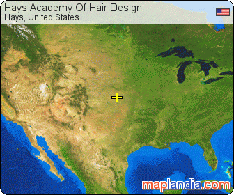 Hays Academy Of Hair Design satellite map