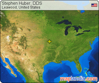 Stephen Huber, DDS satellite map