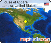 House of Apparel satellite map