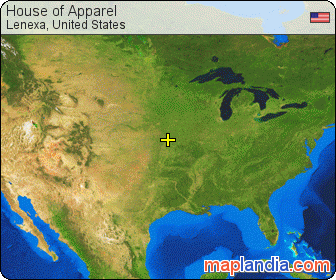 House of Apparel satellite map