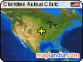 Cherokee Animal Clinic satellite map