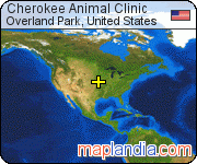 Cherokee Animal Clinic satellite map