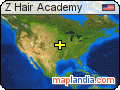 Z Hair Academy satellite map