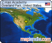 Z Hair Academy satellite map