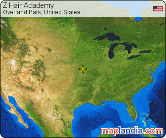 Z Hair Academy satellite map