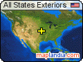 All States Exteriors satellite map