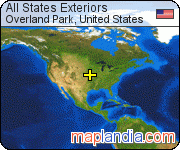 All States Exteriors satellite map