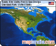 Banks Blue Valley Pool & Spa Design satellite map