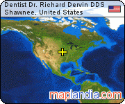 Dentist Dr. Richard Dervin DDS satellite map