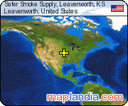 Safer Smoke Supply, Leavenworth, KS satellite map