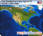 Andy Woodward Insurance Agency KS satellite map