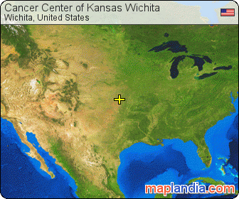 Cancer Center of Kansas Wichita satellite map